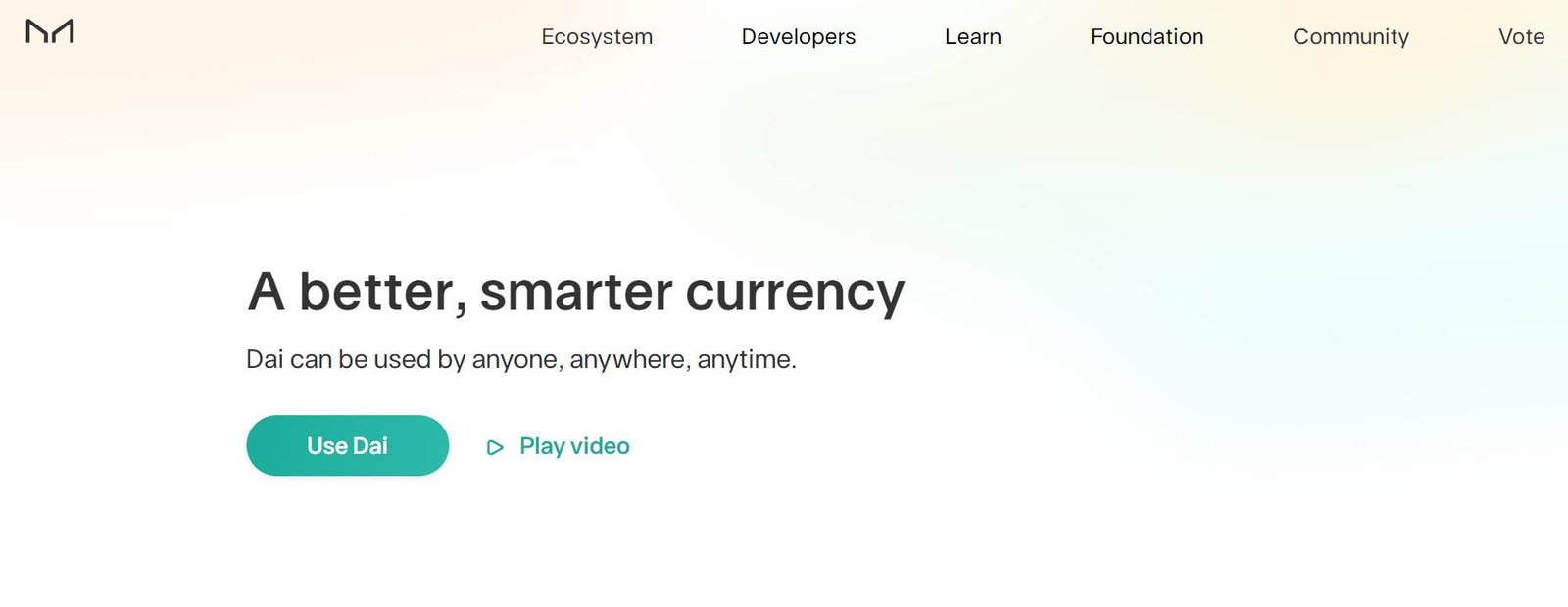 MakerDAO web