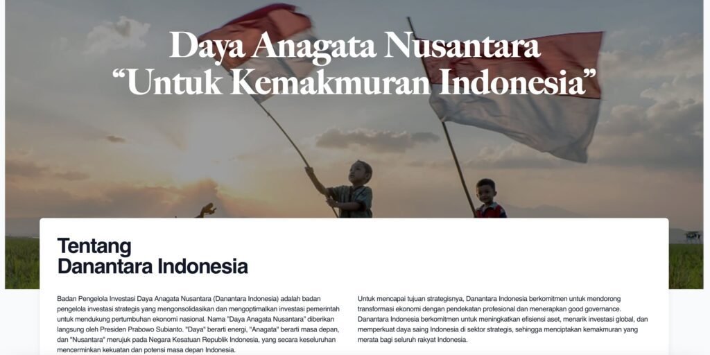 tentang Danantara Indonesia